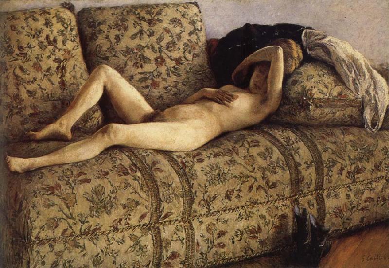 Gustave Caillebotte The female nude on the sofa Germany oil painting art